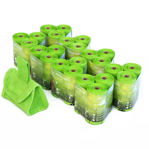 Wholesale Eco-Friendly Plastic <b>Compost</b> Roll Vest Dog Poop Bag Corn Starch Pet Waste Bag with PLA+PBAT for Cleaning - Product Image 3