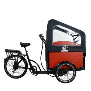 Best-seller 100% Housse de pluie en tissu polyester recyclé imperméable et écologique pour vélo cargo - Product Image 2