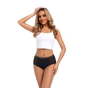 กางเกงในประจำเดือนแบบซักได้ ป้องกันการรั่วซึม กางเกงในสรีรศาสตร์สำหรับผู้หญิง ซึมซับเร็ว 4 ชั้น สำหรับช่วงมีประจำเดือน - Product Image 4