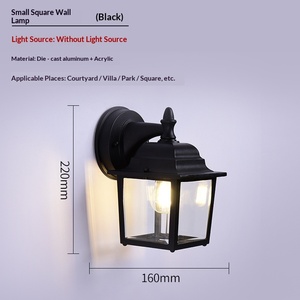 Lampada da Parete Solare LED Vintage <span class=keywords><strong>per</strong></span> <span class=keywords><strong>Esterni</strong></span> - Costruzione in Lega di Alluminio Impermeabile <span class=keywords><strong>per</strong></span> Balcone, Corridoio, Giardino e Cortile - Product Image 5