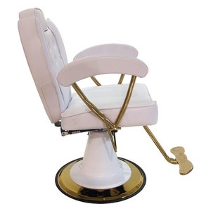 Cuero PU Premium 360 °   Silla de Peluquería Giratoria, Cómoda Silla Reclinable para Barbería, Spa, Salón de Belleza - Product Image 4