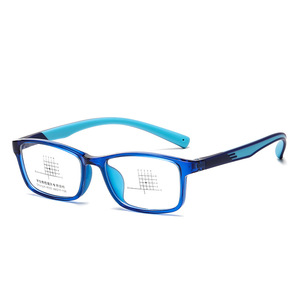 Square <b>Frame</b> TR90 <b>Plastic</b> Full-<b>Frame</b> Anti-Slip Children's Eyeglasses 8030 Unisex Resin PC Lens - Product Image 2