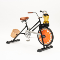 Bicicleta de Pedales de Una Velocidad para Niños EXI con Licuadora de Frutas y Cesta de Plástico, Bicicleta de Equilibrio para Fiestas