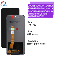 2024 nouveaux produits populaires adaptés à l'écran tactile oppo a58 4g pour l'écran de remplacement de l'écran oppo a58 4g Icd