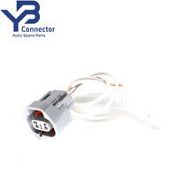 6189-0249 TS090 Konektor Fog 2 Pin Betina untuk Kabel Harness Otomotif Lampu Sein Samping T-oyota