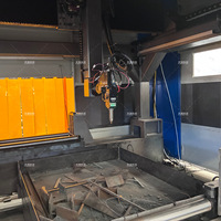 Machine de découpe au laser à fibre CNC pour poutres en acier, machine de découpe au plasma pour poutres en H