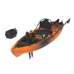 10英尺踏板驱动坐在顶部的皮划艇舒适的独木舟划桨乐趣