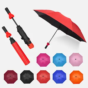 21 8 K 정사이즈 자동 우산, 자외선 차단 자동 야외 우산/