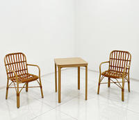 Ensemble de jardin de luxe toutes saisons pour villa, cour, hôtel, terrasse extérieure, table et chaises de salle à manger