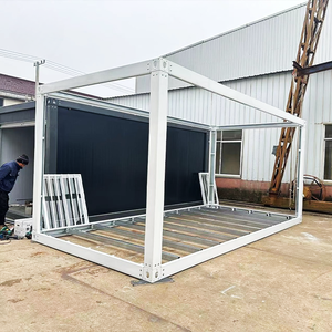 Conteneur portable à structure métallique pour maison préfabriquée, 20 pieds, 40 pieds, emballage plat sans mur, pour maison conteneur - Product Image 3