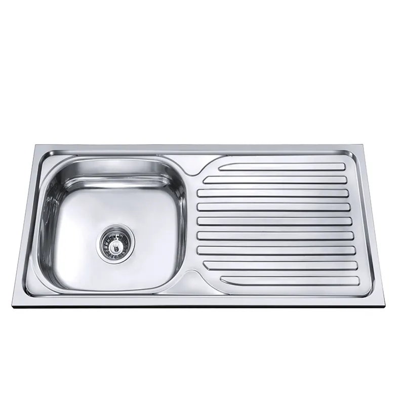 OMIDA Commercial Sink Cabinet Kitchen Sink Narrow Kitchen Sink Stainless Steel Undermount Double Bowl Modern Design Square