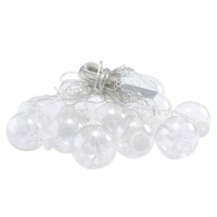 Solaire Souhaitant Boule Chaîne Jardin Décoration Atmosphère Blanc Chaud En Plein Air Camping Patio Utilisation Noël Nouvel An Utilisation