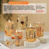HongYu Transparente Gel-Wachskerzen, Duftkerzen für Aromatherapie im Glas für die Heimdekoration
