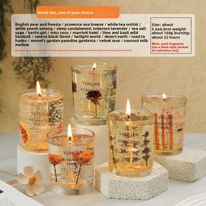 Bougies HongYu en Cire Gel Transparente, Parfumées pour l'Aromathérapie, en Coupes <span class=keywords><strong>de</strong></span> Verre pour la Décoration Intérieure - Product Image 3