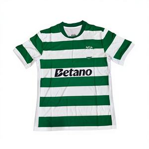 Camiseta <span class=keywords><strong>de</strong></span> Fútbol Personalizada para Hombre, Colocación del Número en la Parte Delantera, Logotipo del Equipo <span class=keywords><strong>de</strong></span> Fútbol, 100% Poliéster, Impresión por Transferencia <span class=keywords><strong>de</strong></span> Calor, Verano - Product Image 4