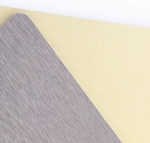 3mm/4mm/5mm gold gebürstete Aluminium-Verbund platte acp acm