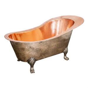 Bath Tub at Wholesale and Factory PriceAntique Copper Free standing Copper clawfoot Bath tub - Indian Home Crafts - Product Image 4