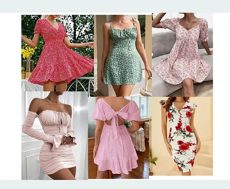 Brand New Dresses Mixed Clothes Summer Arrival Assorted Bulk Shop Dress Bales