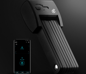 Diebstahls ic heres Fahrrad klapp schloss Smart <span class=keywords><strong>Alarm</strong></span> faltbares Fahrrads chloss mit Schlüssel und TTLock-App - Product Image 2