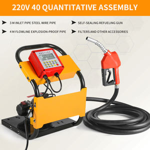 ファクトリーアウトレット自動ディーゼルトランスファーポンプセット定量流量計付きポータブル燃料ポンプ - Product Image 4