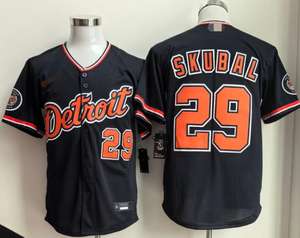 <span class=keywords><strong>Camiseta</strong></span> <span class=keywords><strong>de</strong></span> Béisbol Americana <span class=keywords><strong>de</strong></span> la Nueva Temporada 2025/26 para Hombre, Cosida, <span class=keywords><strong>de</strong></span> los <span class=keywords><strong>Detroit</strong></span> Tigers # 29 Skubal # Uniforme <span class=keywords><strong>de</strong></span> Béisbol Verlander Número 35 - Product Image 3