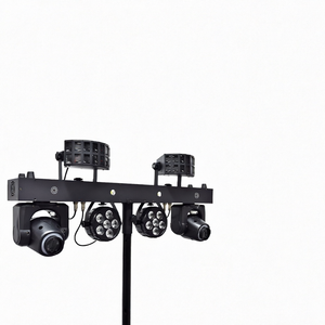 Barra LED Portatile Gig Bar Moving Head RGBW ILS FX con Effetto Butterfly Strobe Wash, DMX512, Supporto e Borsa Morbida per DJ, Feste ed Eventi Disco - Product Image 1