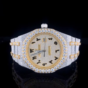 Reloj de Moda de Acero Inoxidable con Movimiento de Cuarzo, Diamantes Moissanite y Diseño Refinado de Alta Gama, Edición Limitada - Product Image 1