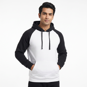 Diseñadores Logotipo personalizado Deportes al aire libre Mangas largas Hombres Sudaderas con capucha negras - Product Image 1
