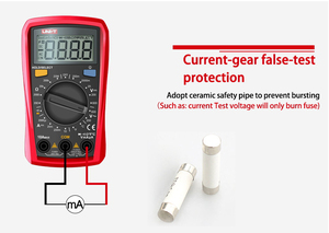 Multimètre numérique portatif industriel de haute précision UNI-T UT33A+ avec écran LCD Mastech - Product Image 4