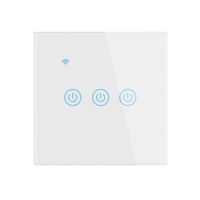 Interruptor de Luz Táctil Inteligente Zigbee OCY 1234 Gang EU, 10A, Control de 2 Vías, Función de Compartir Dispositivos y Temporizador, Interruptor de Pared Inteligente