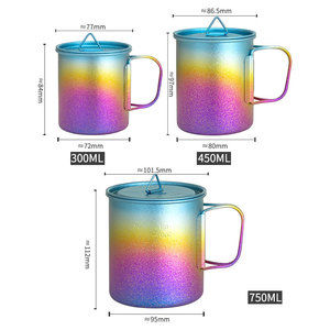 Taza de Agua Plegable TiTo, Portátil, para Exteriores, Puede Hervir Agua, Diseño Matryoshka, para Camping, Ecológica, Individual - Product Image 2