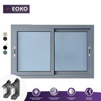 Ventana Corredera de Aluminio con Rotura de Puente Térmico y Vidrio Low-E, Cumple con la Normativa AAMA, Directo de Fábrica EOKO, para Desarrolladores de Villas