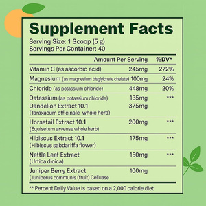 LUVVITA <span class=keywords><strong>Mango</strong></span> Peach, Suplemento Herbal en Polvo para la Digestión y Salud Intestinal para Adultos, Fórmula Vegana Natural, ODM OEM - Product Image 4