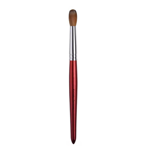 Pinceau à ongles en acrylique 100% Kolinsky avec manche en bois rouge pour la peinture sur ongles, le dessin et l'extension de poudre acrylique - Product Image 2