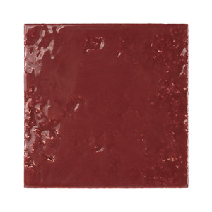 Piastrella Rossa Bahia-13 13x13 Cm Lucida con Bordi Irregolari - Product Image 5