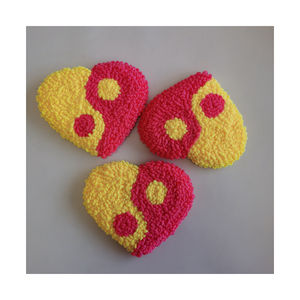 Lindos últimos regalos de novedad Feng Shui Gossip Patten artesanía taza alfombra posavasos hecho a mano punzón aguja posavasos - Product Image 1