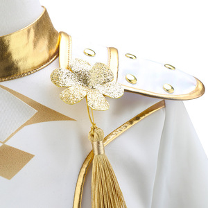 Costume di Alta Qualità per Bambine Ispirato ad Anime Demon Hunter Mira Rumi Zoey, <span class=keywords><strong>Abbigliamento</strong></span> Cosplay Kpop per <span class=keywords><strong>Halloween</strong></span>, Uniforme Bianca da Palcoscenico - Product Image 4