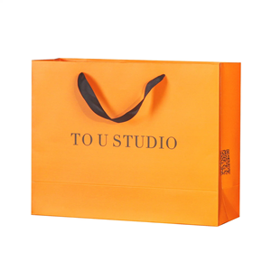 Chaussures personnalisées, sacs en papier imprimés de marque de luxe avec votre propre logo, sacs en papier à provisions en <span class=keywords><strong>carton</strong></span>, sacs cadeaux pour petites entreprises - Product Image 3