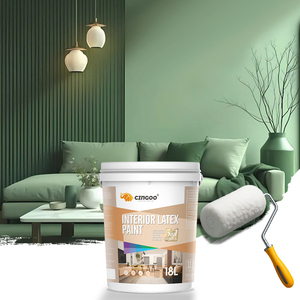 Golden 5 in 1 Acrylic Interior Wall <strong>Paint</strong> 18L Matt for <strong>Washable</strong> Low Odor Easy Application for Home Renovation - Product Image 2