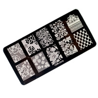 Modèle d'estampage personnalisé pour Nail Art, flocon de neige, noël, bricolage, nail art, plaque d'estampage en métal pour ongles