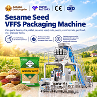 Machine d'emballage multifonctionnelle automatique verticale pour graines de sésame 200g 500g