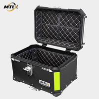 Fabricant de bagages pour moto de Chongqing, coffre de 50L de capacité moyenne, prix de gros compétitif pour les ateliers de modification de scooters