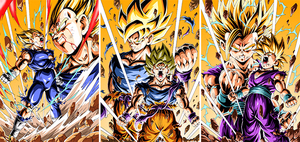Nuevo Póster de Anime DB <span class=keywords><strong>3D</strong></span> Lenticular Art Deco <span class=keywords><strong>para</strong></span> Cumpleaños, <span class=keywords><strong>Imagen</strong></span> Cambiante de Tres Personajes, Decoración de Pared de Anime, 30x40cm - Product Image 2