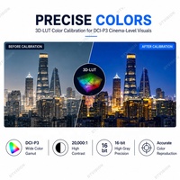 Pantalla LED COB para Video Wall de 600x337.7mm, Gabinete de Aluminio Fundido a Presión, 4K 8K, P0.9 P1.25 P1.5 P1.8