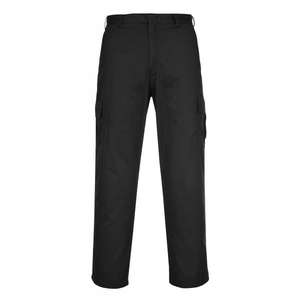 PORTWEST - C701BKR28 <b>Combat</b> black <b>trouser</b> - EAN 5036108039029 <b>WORK</b> <b>TROUSERS</b> CARGO <b>WORK</b> <b>TROUSERS</b> - Product Image 1