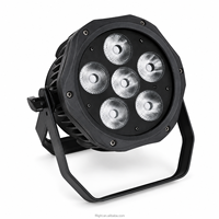 Projecteur PAR sans fil à piles 6*18W IP65 RGBAW+UV pour location de mariage, hôtel, salle de bal, production d'événements