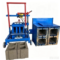 Petite machine à fabriquer des briques inclinées, équipement de moulage de briques manuel portable
