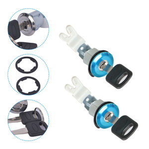 <b>Lock</b> Cylinder Set For Ford Ignition F4TZ1522050B F3UZ1522050D 2 <b>Keys</b> Cylindrical <b>Lock</b> Replacement Part - Product Image 1