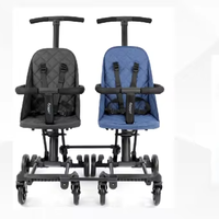 Poussette bébé convertible Abon BS1688, cadre en alliage d'aluminium, 6 fonctions en 1, pliable, compacte, légère, taille cabine