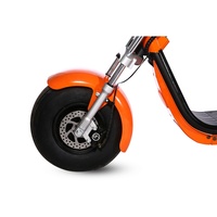 Vente flash - Scooter électrique Citycoco - Moteur sans balais 1500W - Cadre en aluminium étanche - Freins à disque hydrauliques - Autonomie de 60 à 100 km